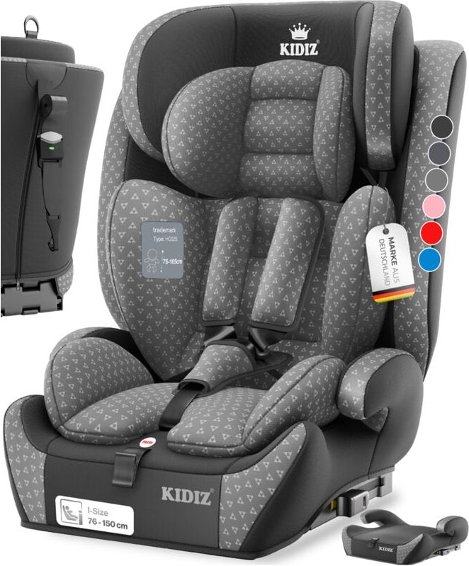 Autokindersitz Triangle Premium Kindersitz Kinderautositz Autositz Sitzschale 9 kg - 36 kg 1-12 Jahre Gruppe 1/2/3 unive...