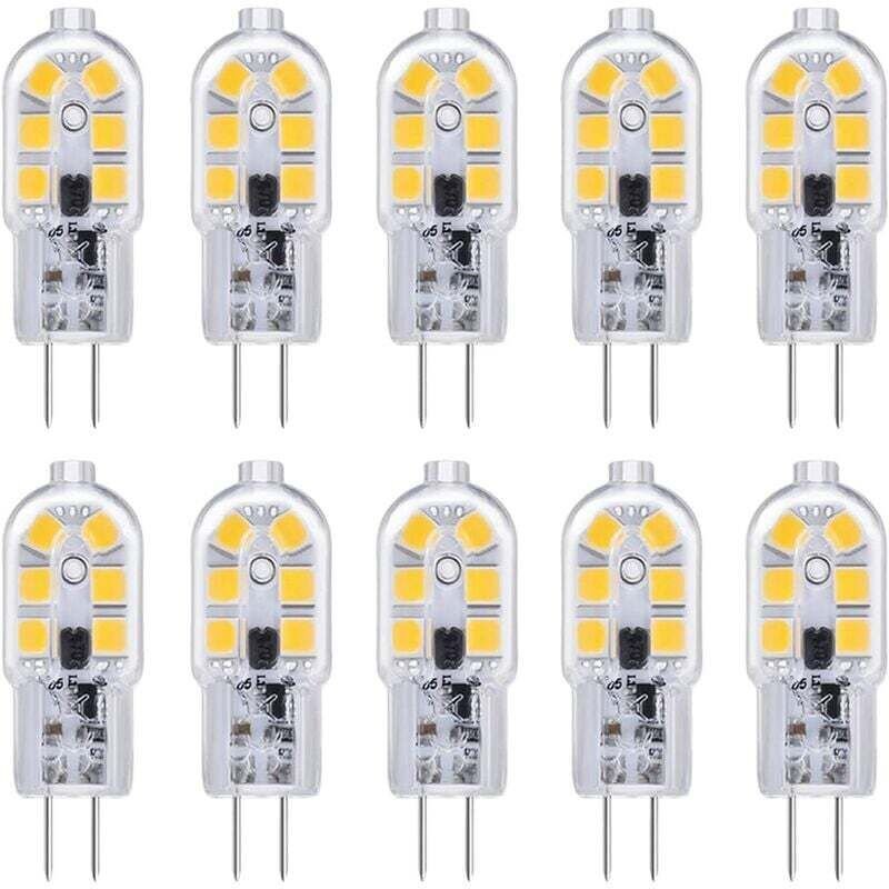 G4-LED-Lampe für Dunstabzugshaube, 12 V, 2 W, Kaltweiß 6000 K, 200 lm, Bi-Pin-G4-Halogen-Äquivalent, 12 V AC/DC, G4-LED-...