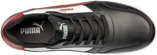 Thumbnail - Puma - Frontcourt blk/wht/red Low S3L esd fo hro sr Sicherheitsschuhe - 42 eu