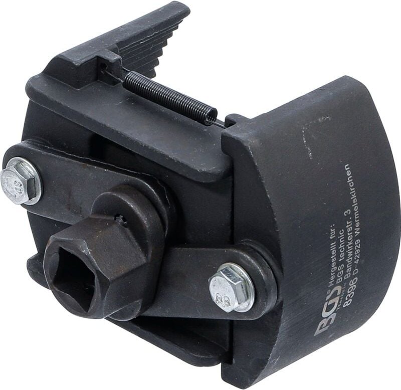 Bgs Technic - bgs Universal-Ölfilterschlüssel 8396, Antrieb Innenvierkant 12,5 mm (1/2'), ø 80 - 98 mm