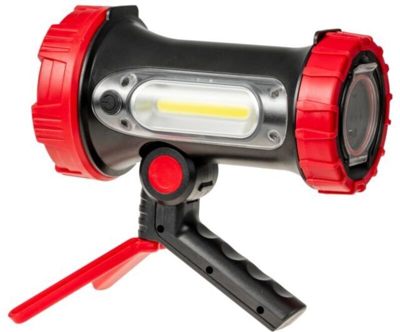 LED-Taschenlampe mit wiederaufladbarem Akku, beweglichem Griff, 350 lm + 180 lm – 100-OS-215