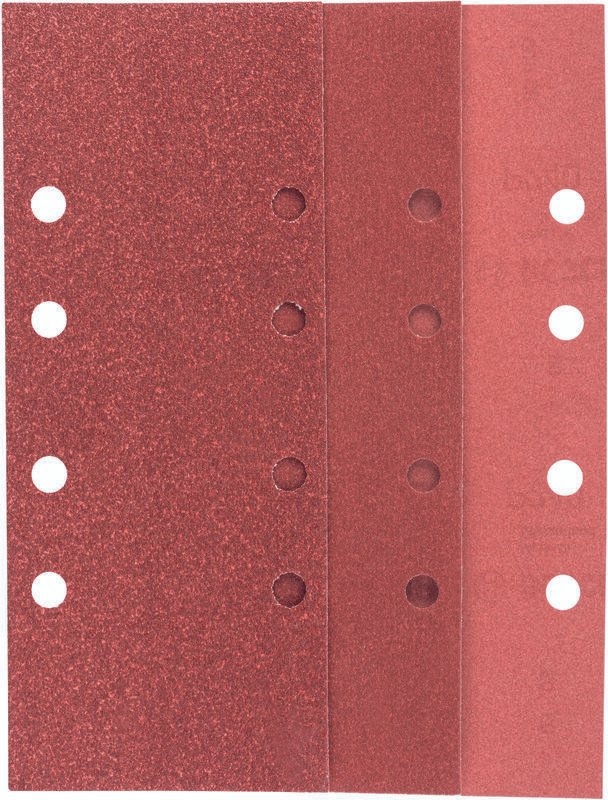 Thumbnail - Accessories 2607019499 Schwingschleifpapier-Set gelocht Körnung (num) 60, 80, 120, 240 (l x - Bosch