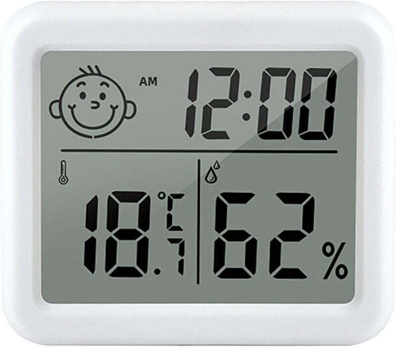 Digitales Thermometer-Hygrometer für den Innenbereich mit LCD-Bildschirm und Speicherfunktion
