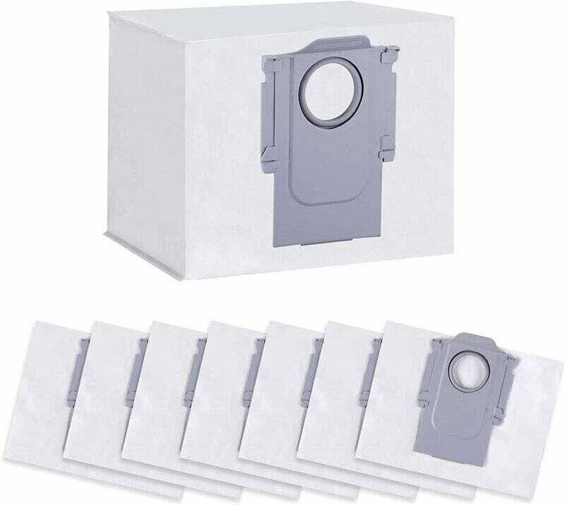 Pack De 8 Sacs À Poussière Grande Capacité 3L Compatible Aspirateur Robot Station Nettoyage Rechange Jetables