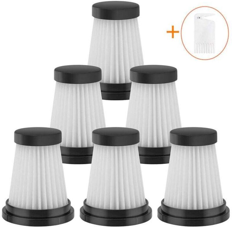 Lot de filtres HEPA de rechange pour aspirateur sans fil – Compatible Moosoo K12 K12 Pro K13, Genius Invictus One, Foxno...