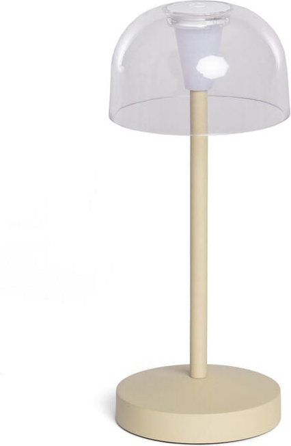 Thumbnail - Ledkia - led Tischlampe tragbar mit wiederaufladbarem USB-Akku Lendora Beige