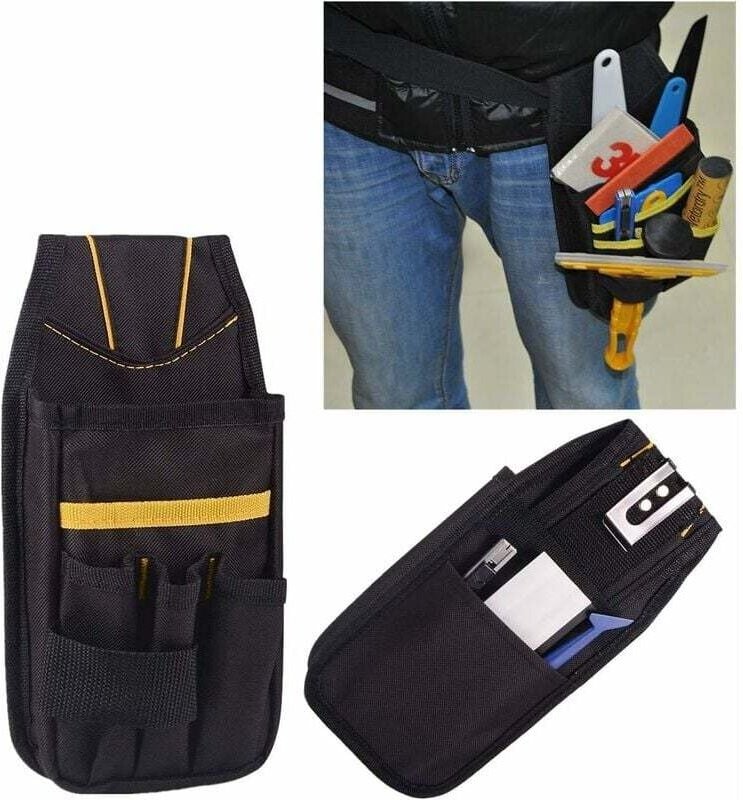 Thumbnail - Werkzeuggürtel, Werkzeugtasche, kleine Werkzeugtasche mit verstellbarem Nylongürtel, wasserdicht für Techniker, Bauarbei...