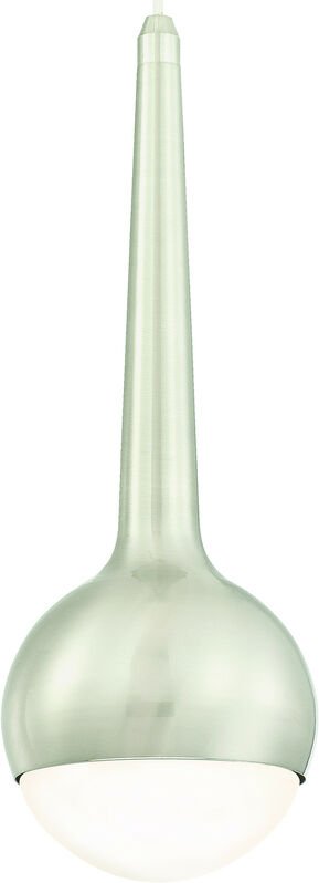 Westinghouse - Pendelleuchte Nickel / Opalmilchglas mit dimmbarer led