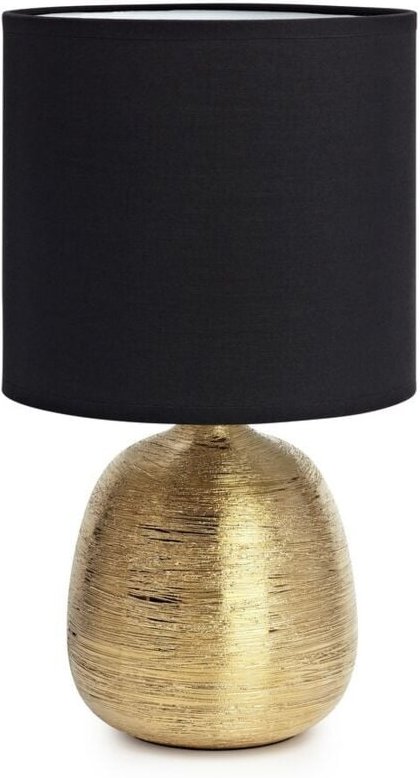 Markslojd OSCAR - 1 leichte Innentischlampe Gold mit zylindrischem Schirm, E27