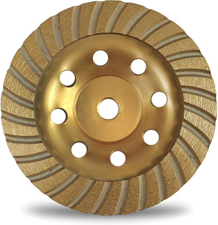 Diamant-Turbo-Kopfscheibe 125mm x 5mm x M14 für Betonschleifen