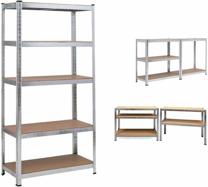 180x90x40cm Schwerlastregal Metall Lagerregal Regal Metallregal Garagenregal Lagerregal Werkstattregal bis 875 kg Belast...