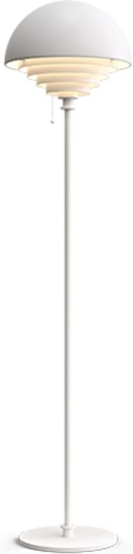 Herstal Stehlampe Weiß, Schalterschirm 1x E27