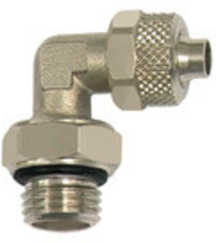 Winkeleinschraubverschra. »value line«, g 1/4 a., ms v., Schl.6/4 - Riegler