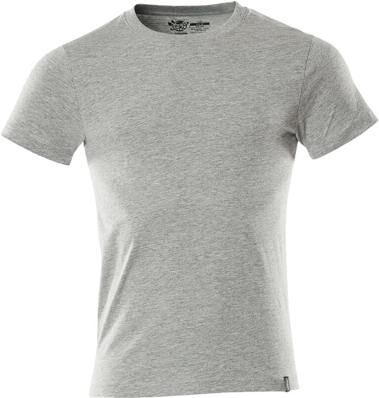 Crossover Premium T-Shirt 20482 Bio-Baumwolle Arbeitsshirt Freizeitshirt, Farbe: Grau-meliert - 08, Größe: 3XL - Mascot