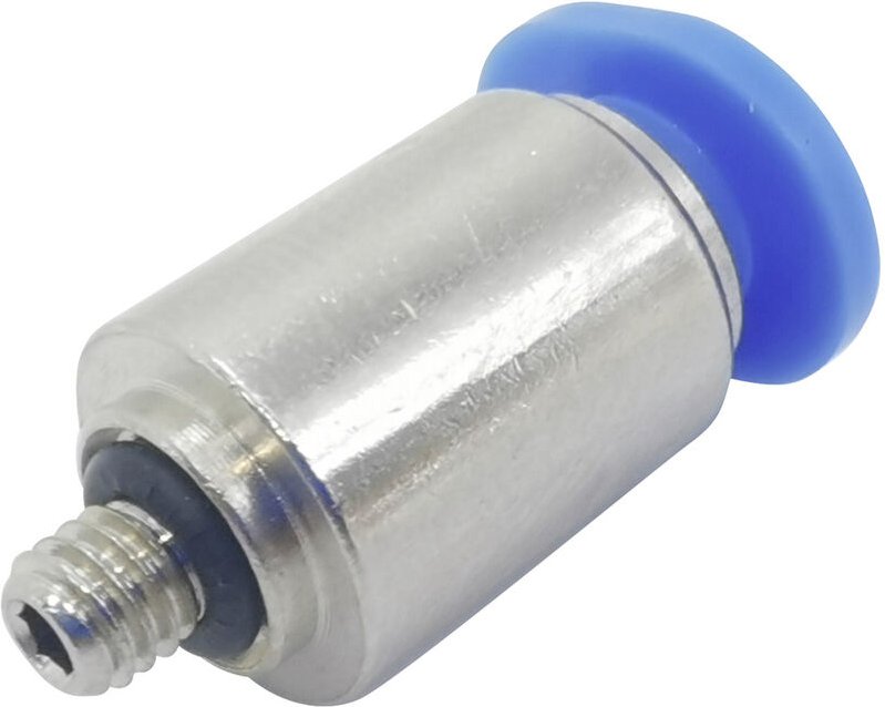 Gerade-Verbinder POC4-M5C Rohr-Ø: 4 mm Gewinde-Maß: M5 x 0.8 1 St. - Tru Components