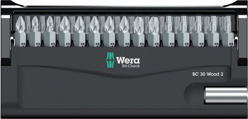 Bit-Set 30tlg. Wood - Wera