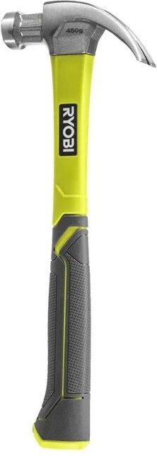 RHHCC450 Gebogener Zimmermannshammer aus Fiberglas, 450 g - Ryobi
