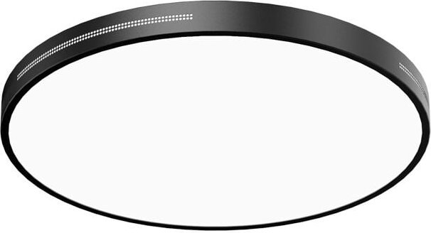 Schwarze schlanke LED-Deckenleuchte, 30 cm, 18 w LED-Deckenlampe, weißes Licht, moderne Deckenleuchte für Balkon, Wohnzi...