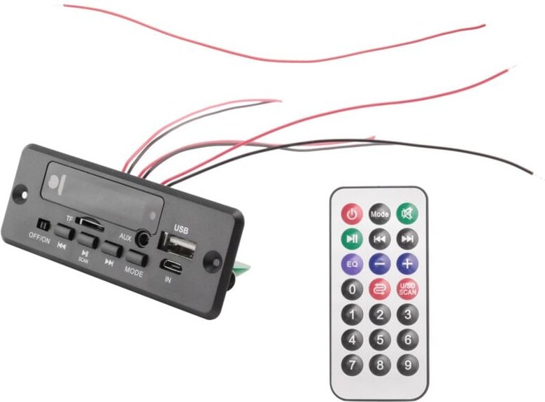 2X25W 50W VerstäRker MP3 Player Dekoder Board 5V-12V Bluetooth 5.0 Auto fm Radio UnterstüTzung tf usb aux