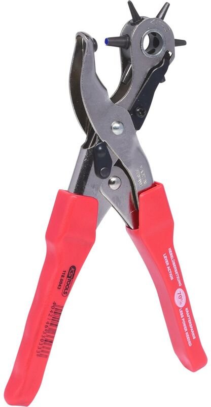 Ks Tools Revolverlochzange, hebelübersetzt, 250 mm