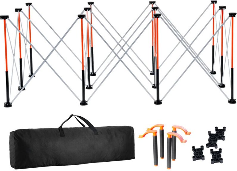 Mophorn Tragbarer klappbarer Montageständer (1865 x 1261 x 733 mm), faltbare Werkbank mit 2041 kg Tragkraft und Aufbewah...