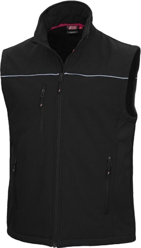 Nitras MOTION TEX LIGHT, Softshellweste schwarz M 7160-M