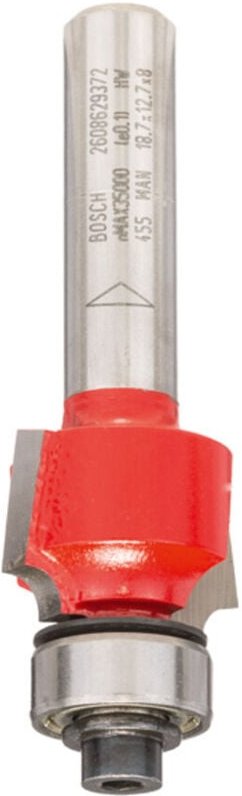 Abrundfräser Expert for Wood, 8 mm, d 18,7 mm, R1 3 mm, l 12,7 mm, g 55 mm - Bosch