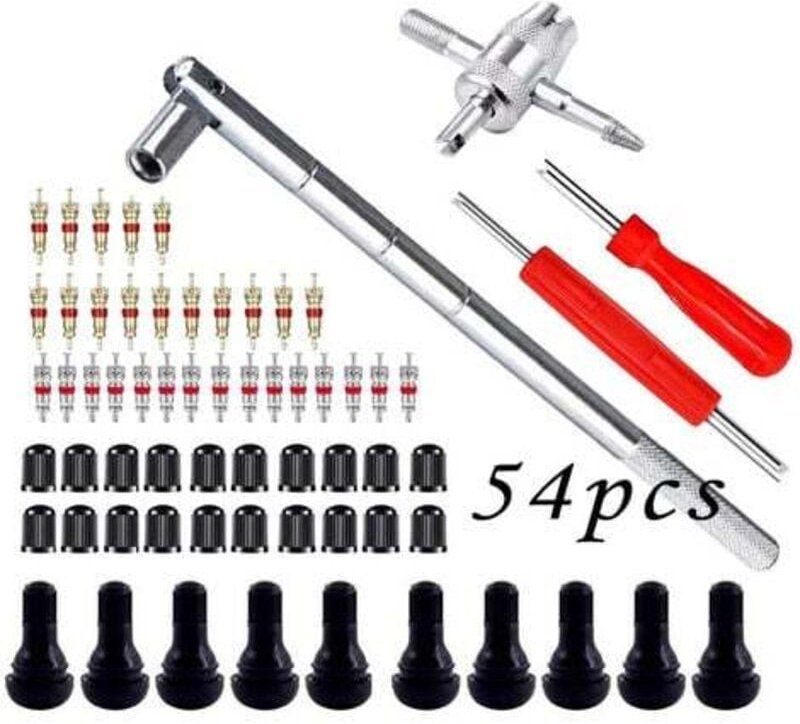 Tigrezy - Reifenventil-Entferner-Werkzeug, Ventilkern-Entferner für Autoersatz, TR412 Reifenventil, Ventilkern, 4-1 Reif...