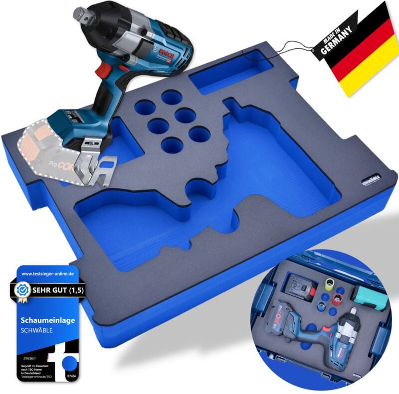 Schaumeinlage Schaumstoffeinlage Bosch Akku-Schlagschrauber GDS18V-1050 - Schwäble