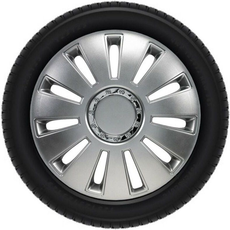 Radkappen-Satz - 15 Zoll - Silverstone - Silber