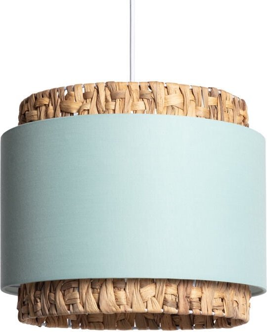 Pendelleuchte Naturfasern Orleans Seladongrün