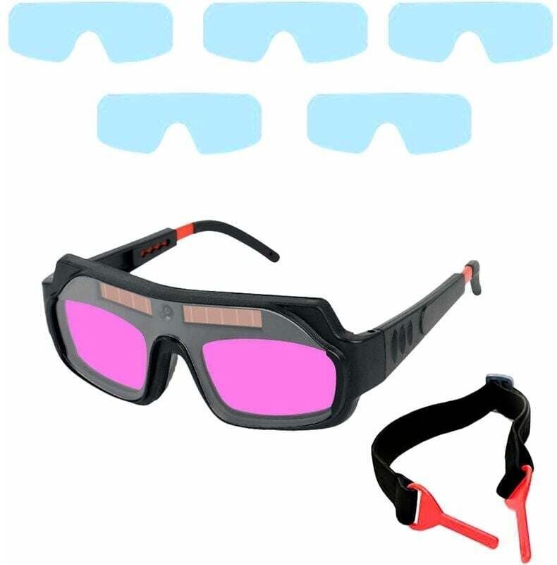 Schweißbrille, Schweißbrille zum Schutz, automatische Verdunkelung, Blendschutzbrille, Schweißbrille zum Schweißen im Fr...