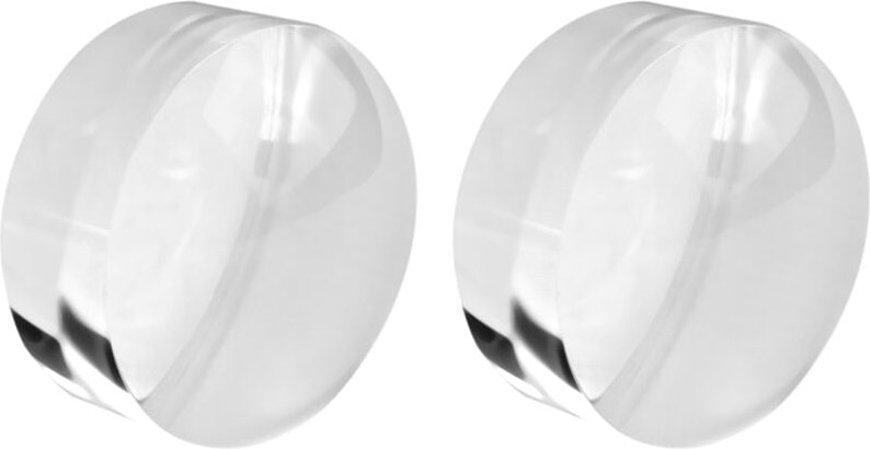 2X 2--Vergrößerungskuppel - Tragbarer Briefbeschwerer 8-Fache Lupe Klare Lesehilfe Lupenkuppel Leicht zu Gleiten zum Les...