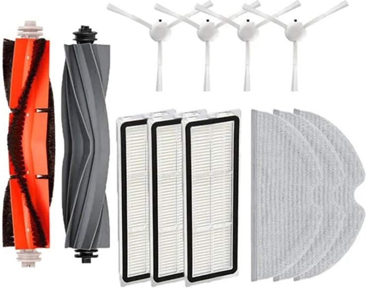 Roller Hauptseitenbürste Hepa-Filter Mopptuch Ersatzteile