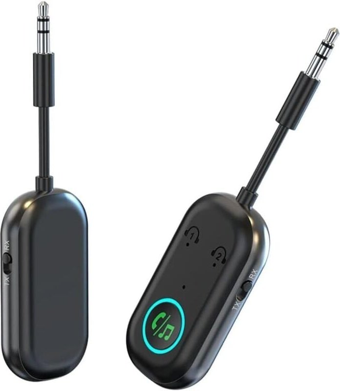 in 1 Bluetooth Adapter Bluetooth 5,3 Sender Empfänger Drahtlose 3,5mm Stereo Adapter für Kopfhörer TV Auto Audio