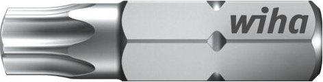 Bit Standard 25 mm torx® Tamper Resistant (mit Bohrung) 1/4' C6,3 T10H (01727) - Wiha
