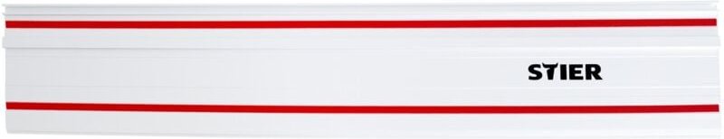 Führungsschiene, Schienensystem Länge 1000 mm, mit Aluminium-Schiene und Haftunterlage - Stier