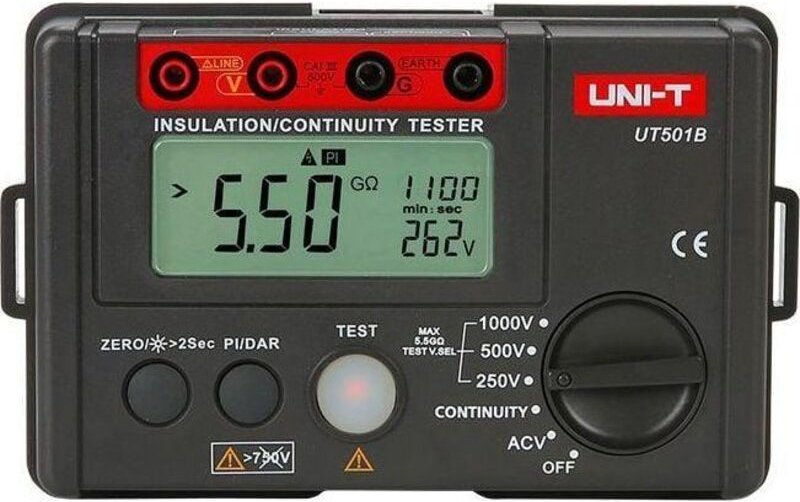 Isolationswiderstandsmessgerät 1000v Ac 600v Uni-t Ut501b Ut501b Ut501b