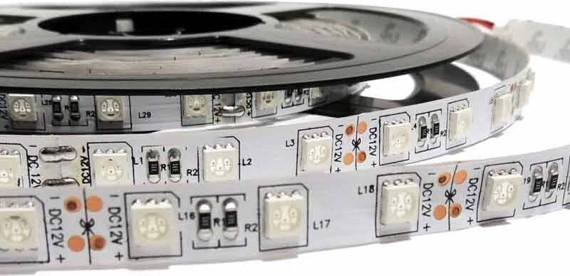 Barcelona Led - 12V dc LED-Streifen 72W 10mm einfarbig IP20 smd 5050 - 5 m lang