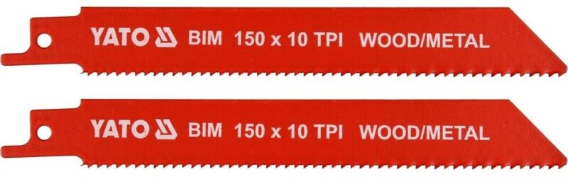 Bim-Sägeblätter 150 Mm 10tpi 2 Stück Yt-33930 Yato