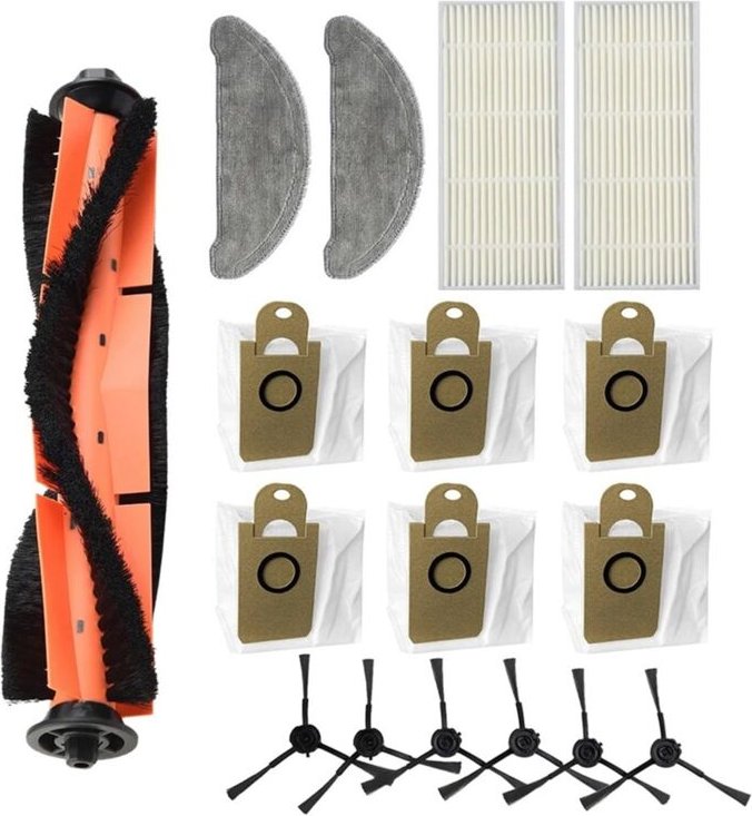 Seitenrollenbürstenfilter Mopptuch Staubbeutel Kehrmaschinenteile