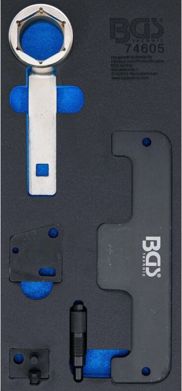 Werkstattwageneinlage 1/3: Motor-Einstellwerkzeug-Satz für VAG / Porsche 6- und 8-Zylinder