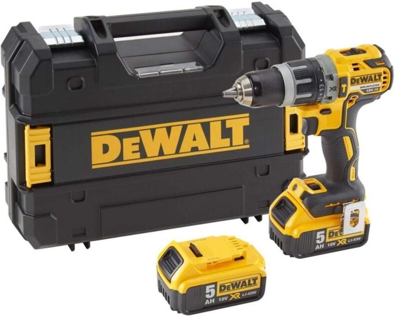 18V xr Schlagbohrmaschine (2x5,0 Ah) in tstak Dewalt DCD796P2-QW