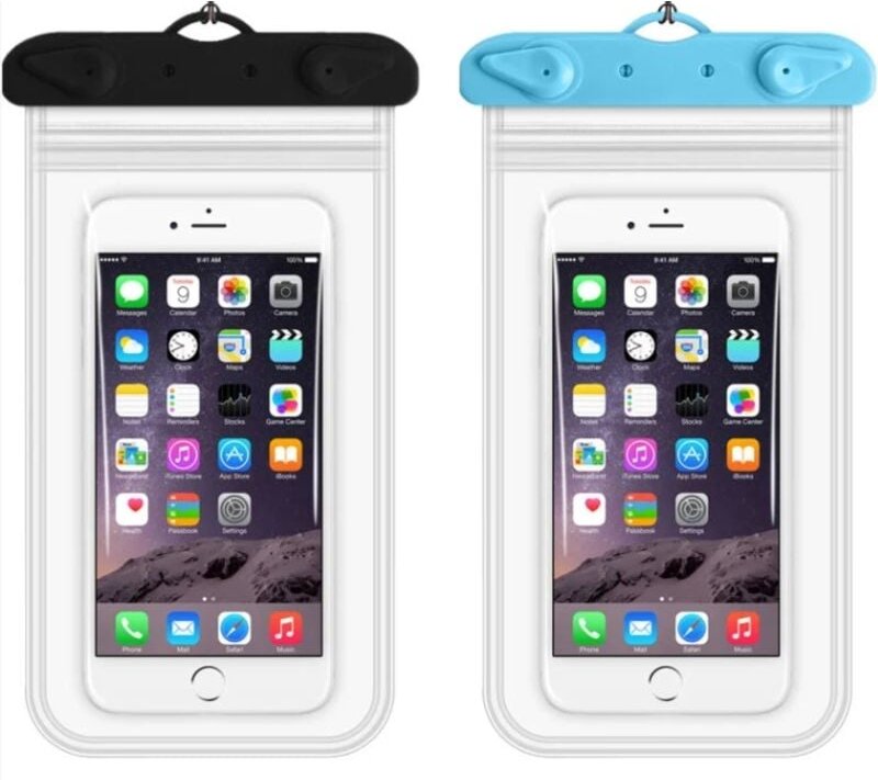 Sollbry - Stück wasserdichte IPX8-Tasche, wasserdichte Smartphone-Tasche, Wassertelefonschutz, Schale zum Untertauchen, ...