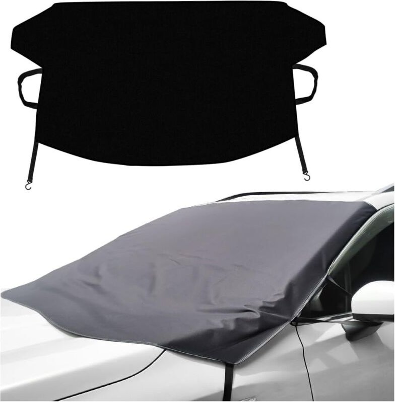 Ahlsen - Auto-Windschutzscheibenabdeckung, Winterschutzabdeckung für Fahrzeuge, schützt Windschutzscheibe und Frontschei...