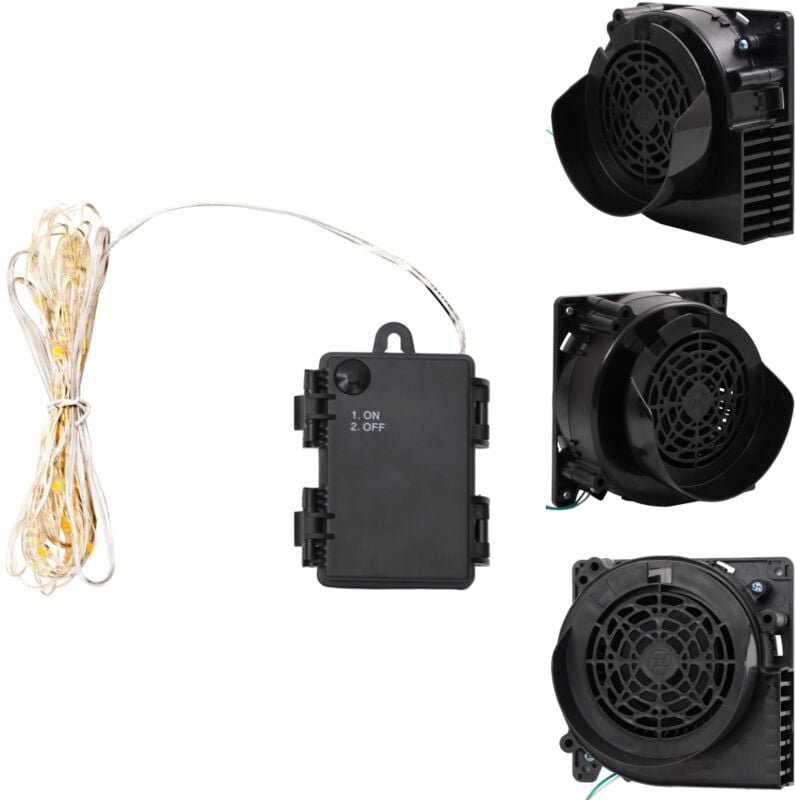 LED-Lichterkette mit 110 LEDs und Gebläse 1100 cm - led Beleuchtung - Lichterkette - Weihnachtsdeko - Deko Licht - Innen...