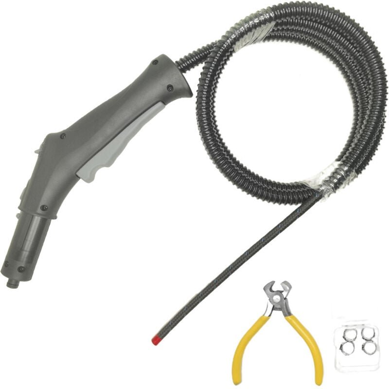 Dampfschalter-Steuergriffschlauch passend für Karcher SC4 SC2 SC3 CTK10 STK20 – Gelbgrau SC Dampfsteuergriff-Montage Kom...