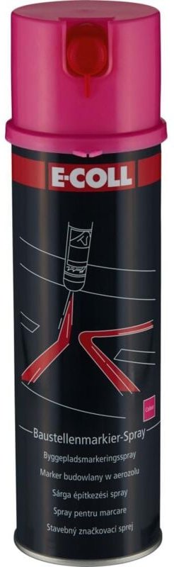 Baustellenmarkierspray 500ml pink E-coll ee
