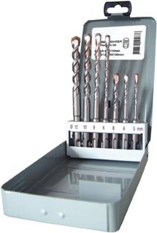 Hammerbohrer-Satz SDS-plus 7-tlg. 5-12 mm - Fortis