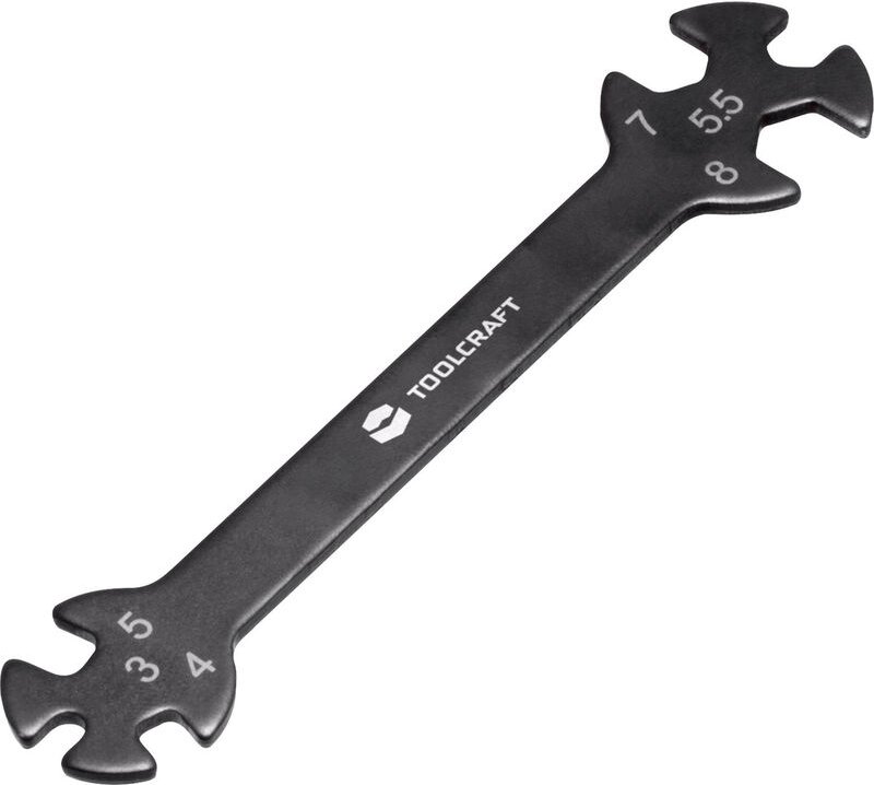 TO-5693100 Doppel-Ringschlüssel Schlüsselweite (Metrisch) 3 - 8 mm - Toolcraft